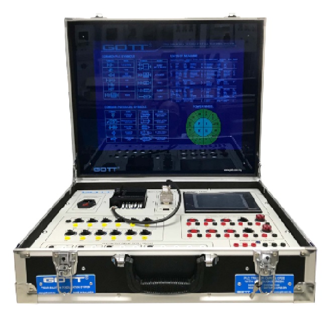 4. PLC TRAINER OMRON CP2E WITH HMI TOUCH SCREEN