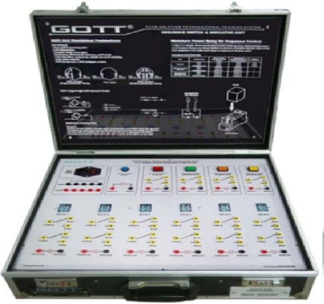 3. SEQUENCE SWITCH & INDICATOR UNIT PLC SIMULATOR TRAINER - COMPUTER