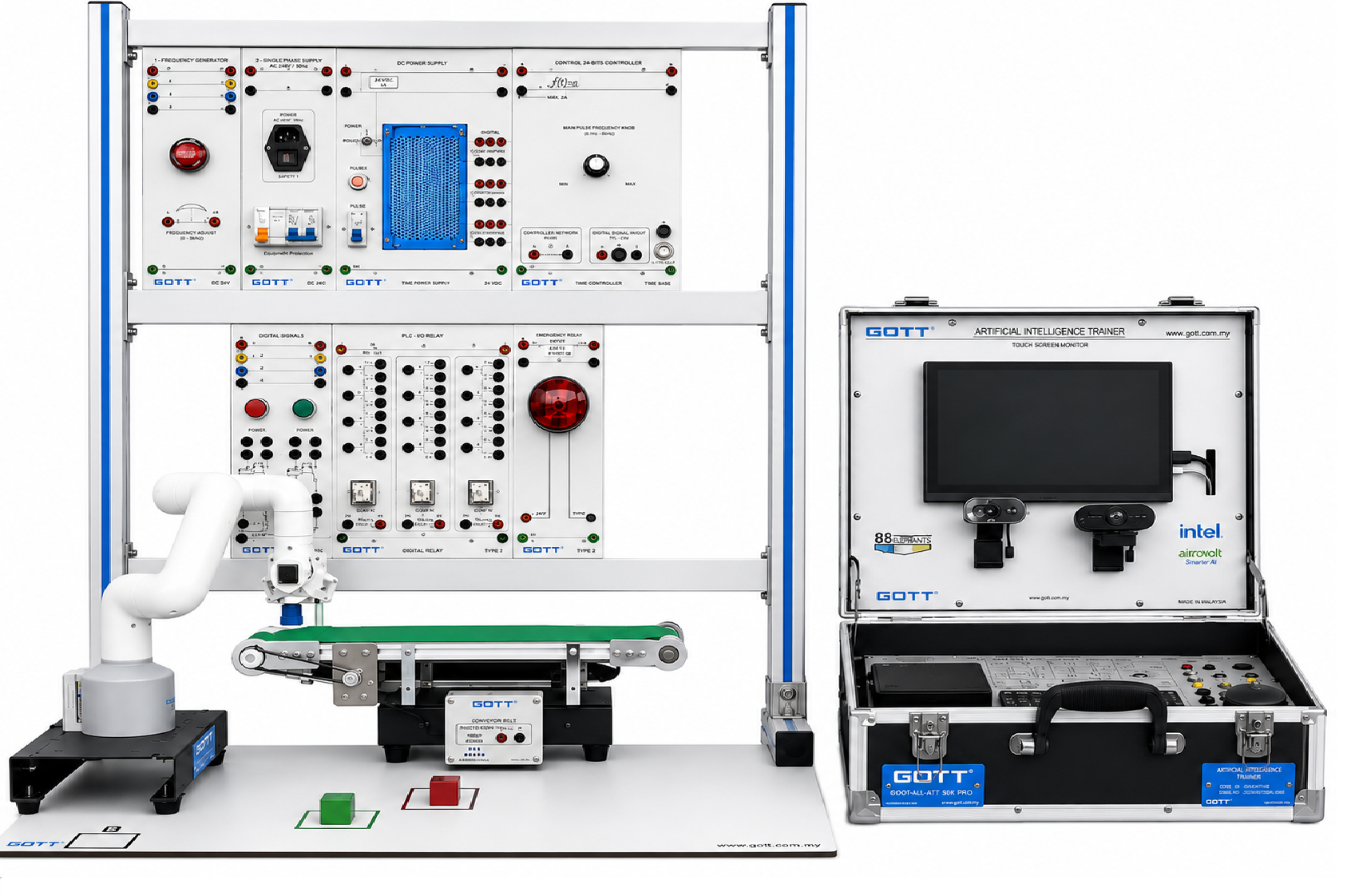 1A1. AI COBOT VISION AND COLOUR SORTING TRAINER